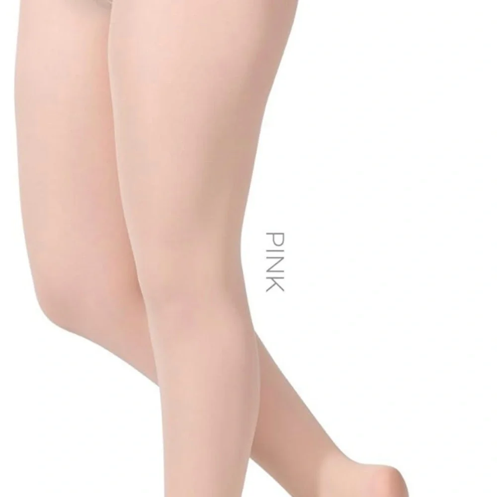 Theatricals Convertible Tights Child Ballet Pink - Picture 2 of 6